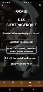 GRAEF Taschenbarista screenshot 2