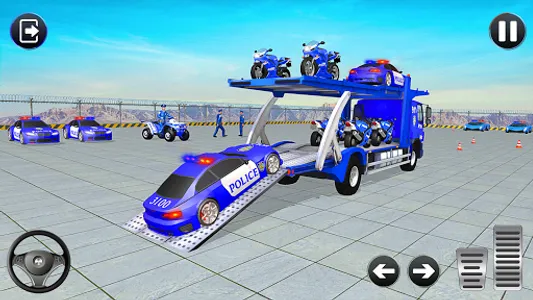 Grand Police Transport Truck screenshot 16