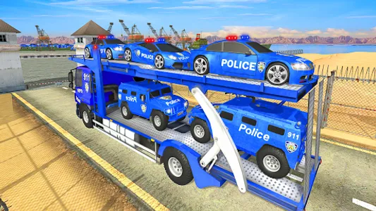 Grand Police Transport Truck screenshot 23