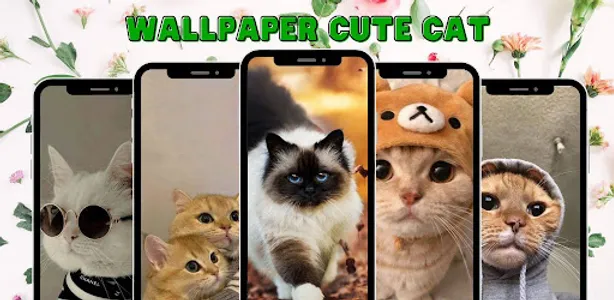 Wallpaper Cat Cute HD screenshot 1