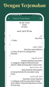 Yasiin Offline Arab Terjemahan screenshot 2