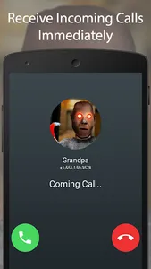 Scary Grandpa Fake Video Call screenshot 1