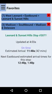 Grand Rapids Bus Tracker screenshot 2