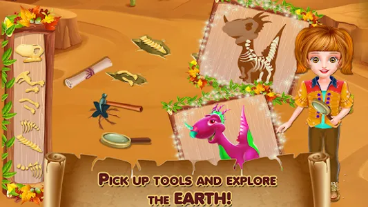 Archeologist Dinosaur Digging screenshot 2