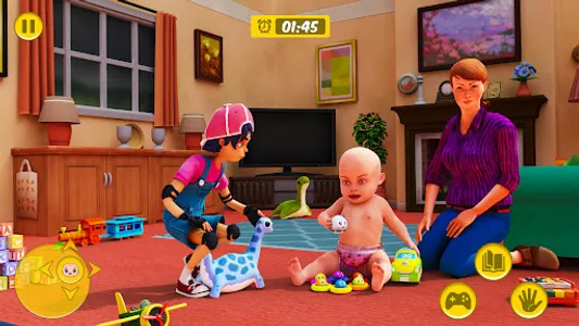 Babysitter: Care & Play Sim 3D screenshot 2