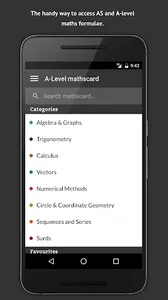 A-level mathscard screenshot 0
