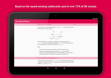 A-level mathscard screenshot 10