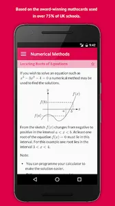 A-level mathscard screenshot 2