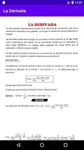 La Derivada Matemática screenshot 1