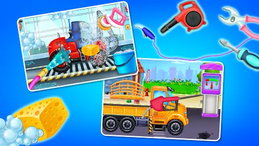 build house - Truck wash game screenshot 9