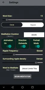 Word Meditation screenshot 2