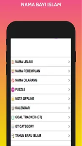 1001 + KOLEKSI NAMA BAYI ISLAM screenshot 1