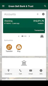 Green Belt Bank & Trust screenshot 1