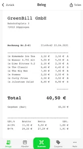 GreenBill screenshot 1