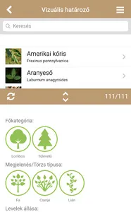 Fa Book interaktív fahatározó screenshot 1