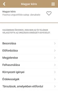Fa Book interaktív fahatározó screenshot 3
