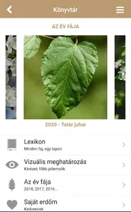 Fa Book interaktív fahatározó screenshot 5