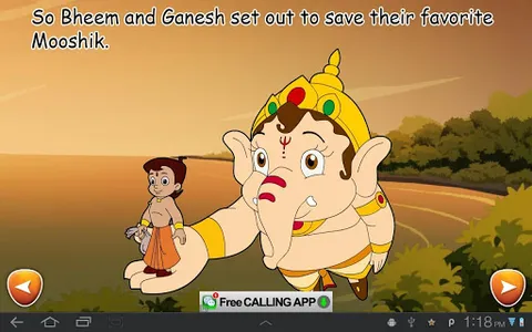 BheemandGaneshaActionComic screenshot 3