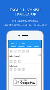 Spanish English Translator-Tra screenshot 0