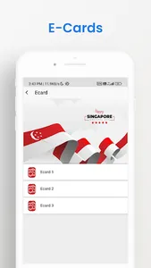 Singapore Day Greeting Cards screenshot 4