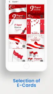 Singapore Day Greeting Cards screenshot 5
