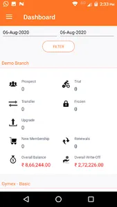 Gymex Admin App screenshot 2
