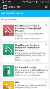 InstantPHR screenshot 0