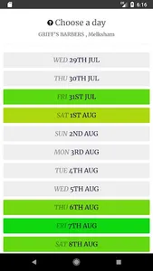 Griff's Barbers screenshot 2