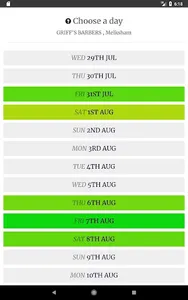 Griff's Barbers screenshot 5