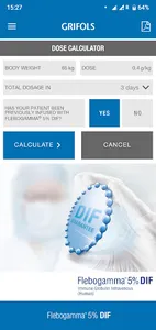 IVIG Dose Calculator screenshot 1