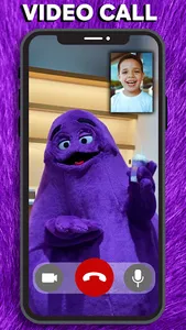 Grimace Shake: Fake Video Call screenshot 0