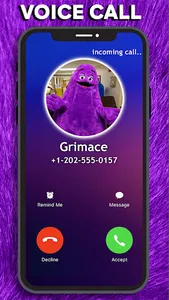 Grimace Shake: Fake Video Call screenshot 1