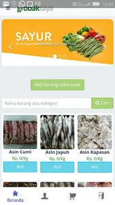 GrobakSaya: Aplikasi belanja b screenshot 0