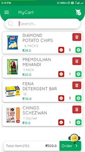 PANTRY CART e-Store screenshot 1