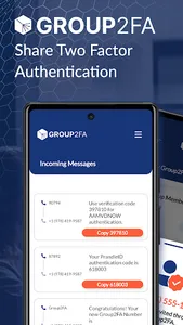 Group2FA: 2FA OTP Forwarding screenshot 0