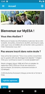 MyESA screenshot 1