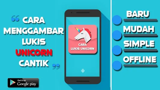 Cara Lukis Unicorn Lengkap screenshot 1