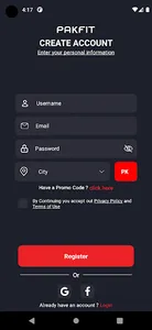 Pakfit screenshot 3