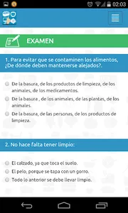 Carné manipulador de alimentos screenshot 1