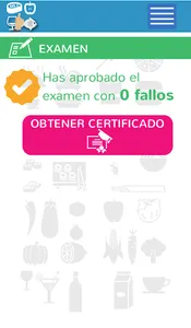 Carné manipulador de alimentos screenshot 2