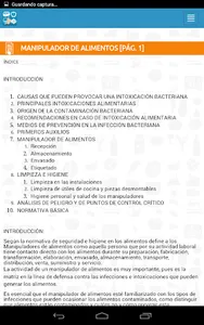 Carné manipulador de alimentos screenshot 6