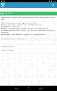 Carné manipulador de alimentos screenshot 7