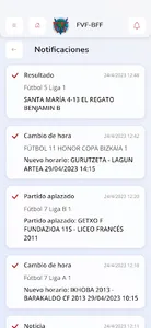 Federación Vizcaína de Fútbol screenshot 2