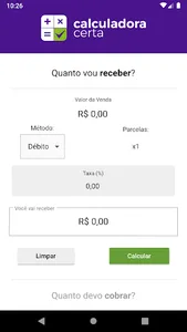 Calculadora Certa screenshot 1