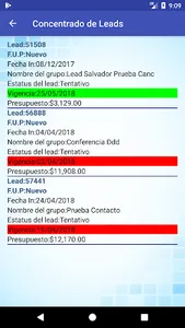 Seguimientos SAVD screenshot 2