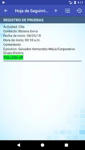 Seguimientos SAVD screenshot 3