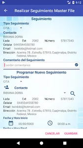 Seguimientos SAVD screenshot 5
