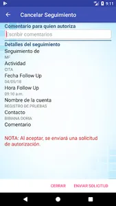Seguimientos SAVD screenshot 7