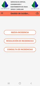 Gestión Incidencias Grupo Raga screenshot 1