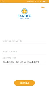 Online Check-in App - Sandos H screenshot 0